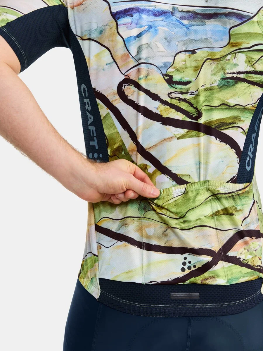 Craft ADV Endurance Graphic fietsshirt korte mouwen blauw/groen heren - Image 9