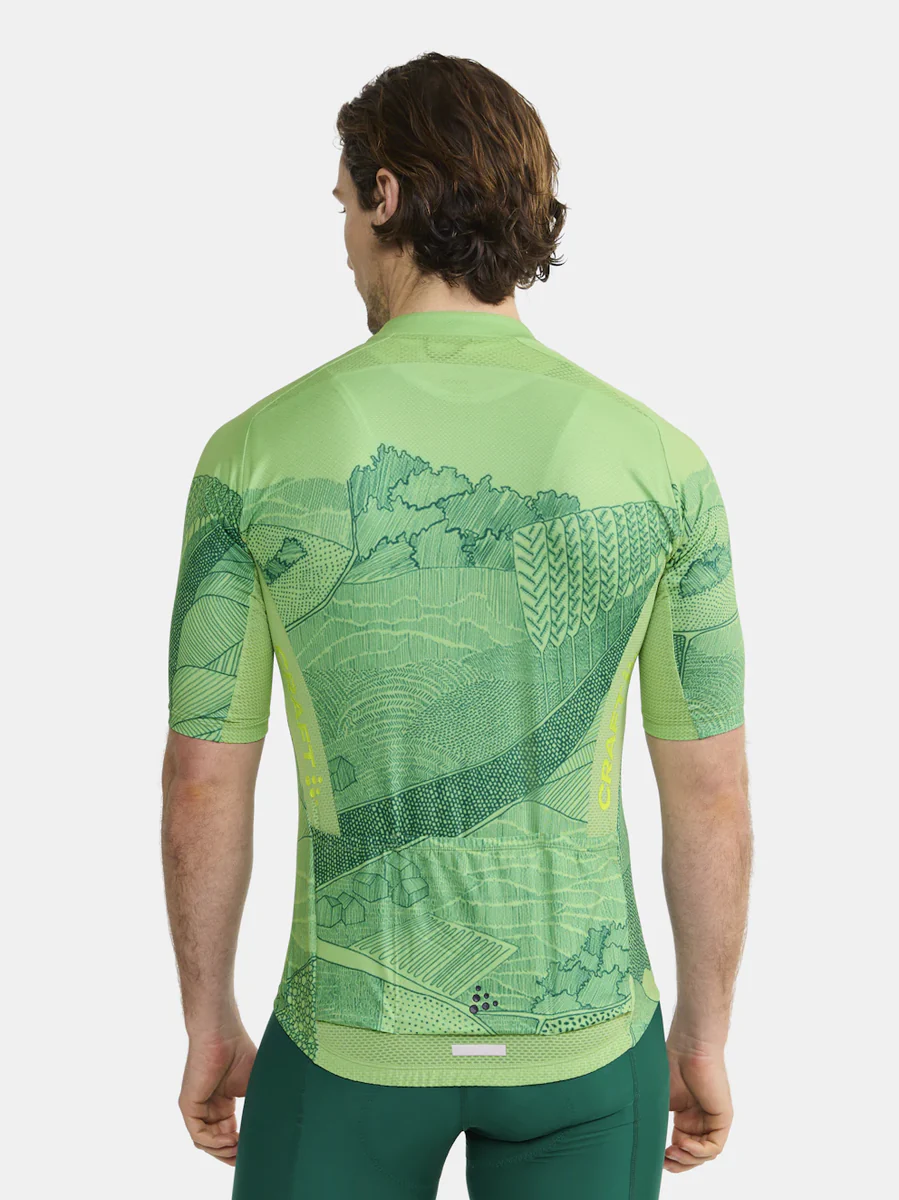 Craft ADV Endurance Graphic fietsshirt korte mouwen groen heren - Image 3