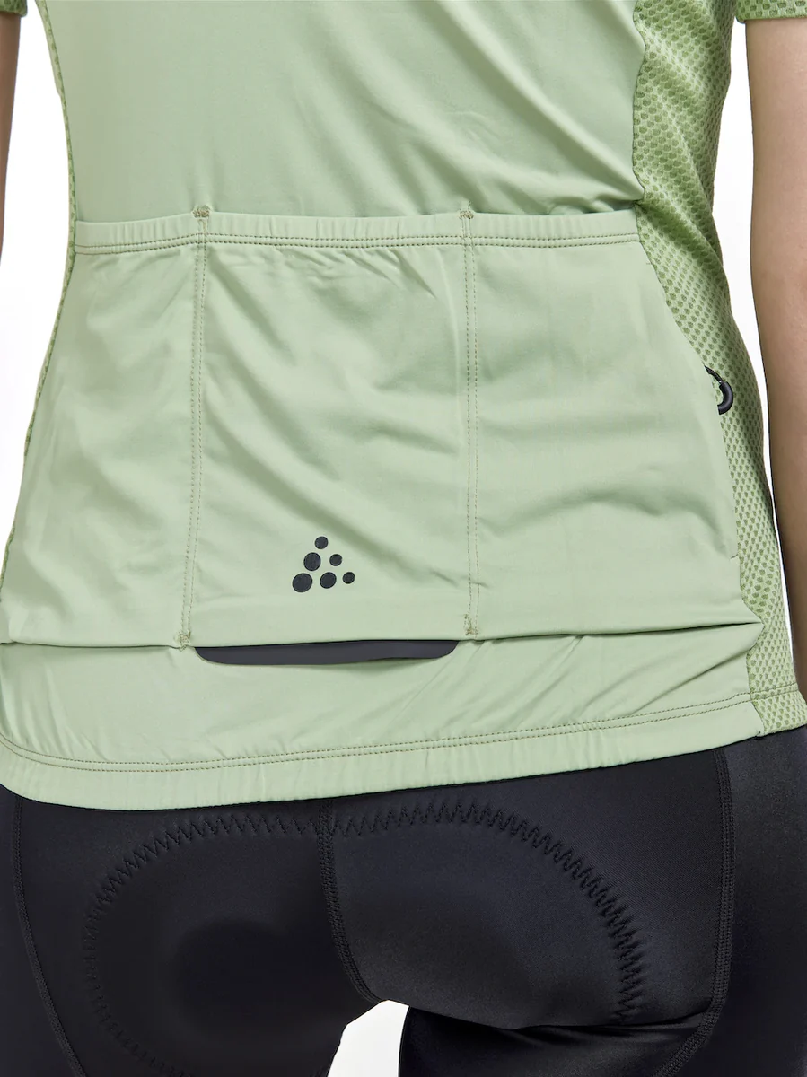 Craft ADV Endurance Jersey fietsshirt korte mouwen groen dames - Image 4