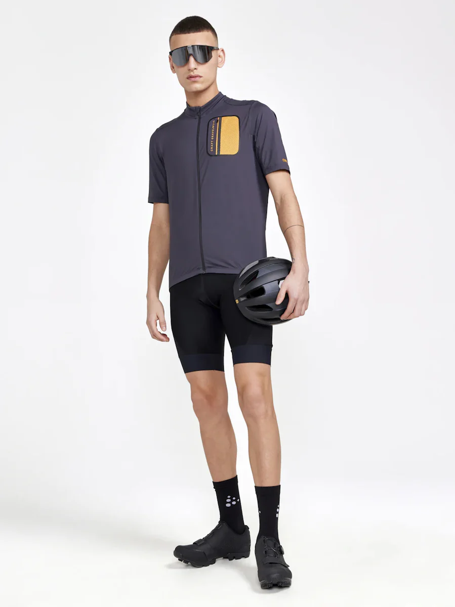 Craft ADV Offroad SS Jersey MTB fietsshirt korte mouwen grijs heren - Image 5