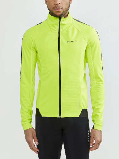 Craft ADV Softshell Jacket fietsjack geel heren - Image 2