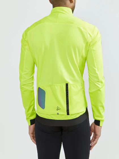 Craft ADV Softshell Jacket fietsjack geel heren - Image 3