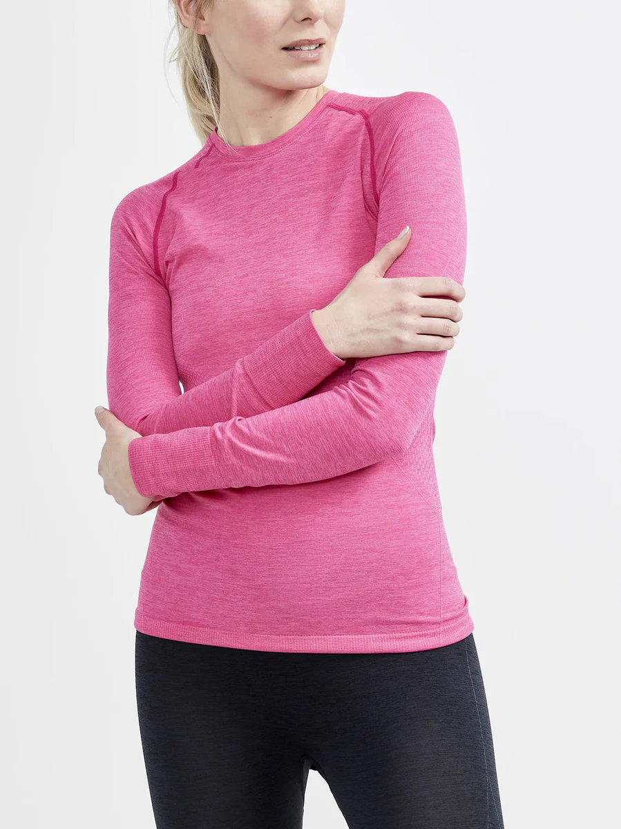 Craft Core Dry Active Comfort LS W thermoshirt lange mouwen roze dames - Image 2