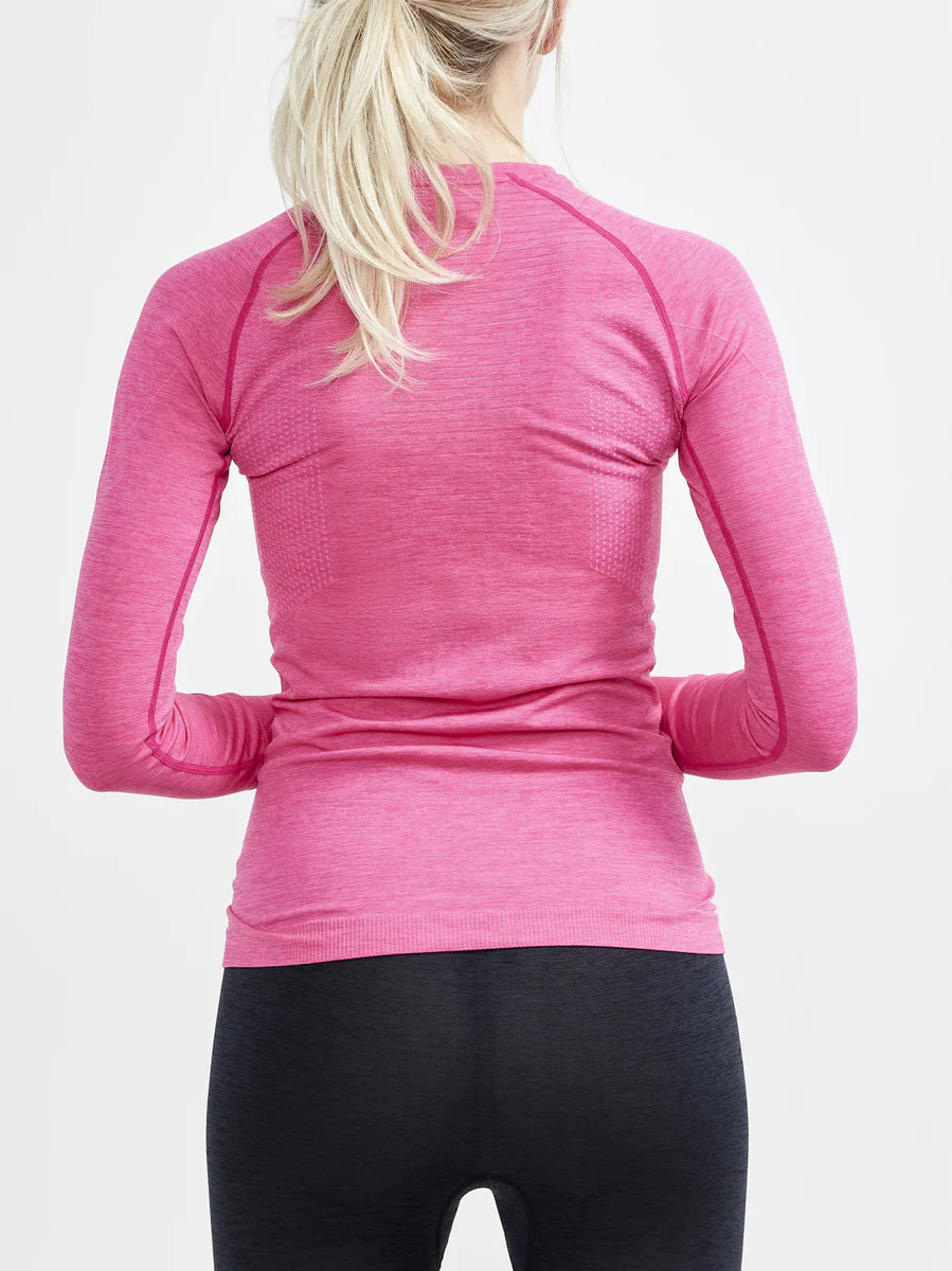 Craft Core Dry Active Comfort LS W thermoshirt lange mouwen roze dames - Image 3