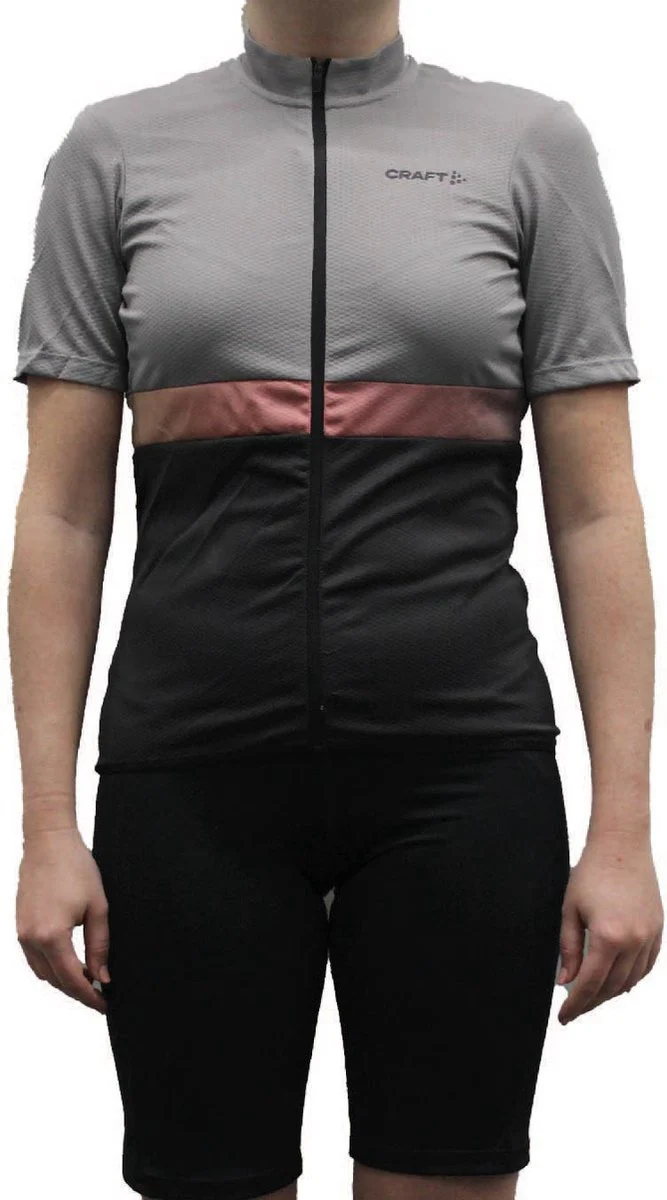 Craft Core Endur Jersey W fietsshirt korte mouwen grijs dames - Image 2