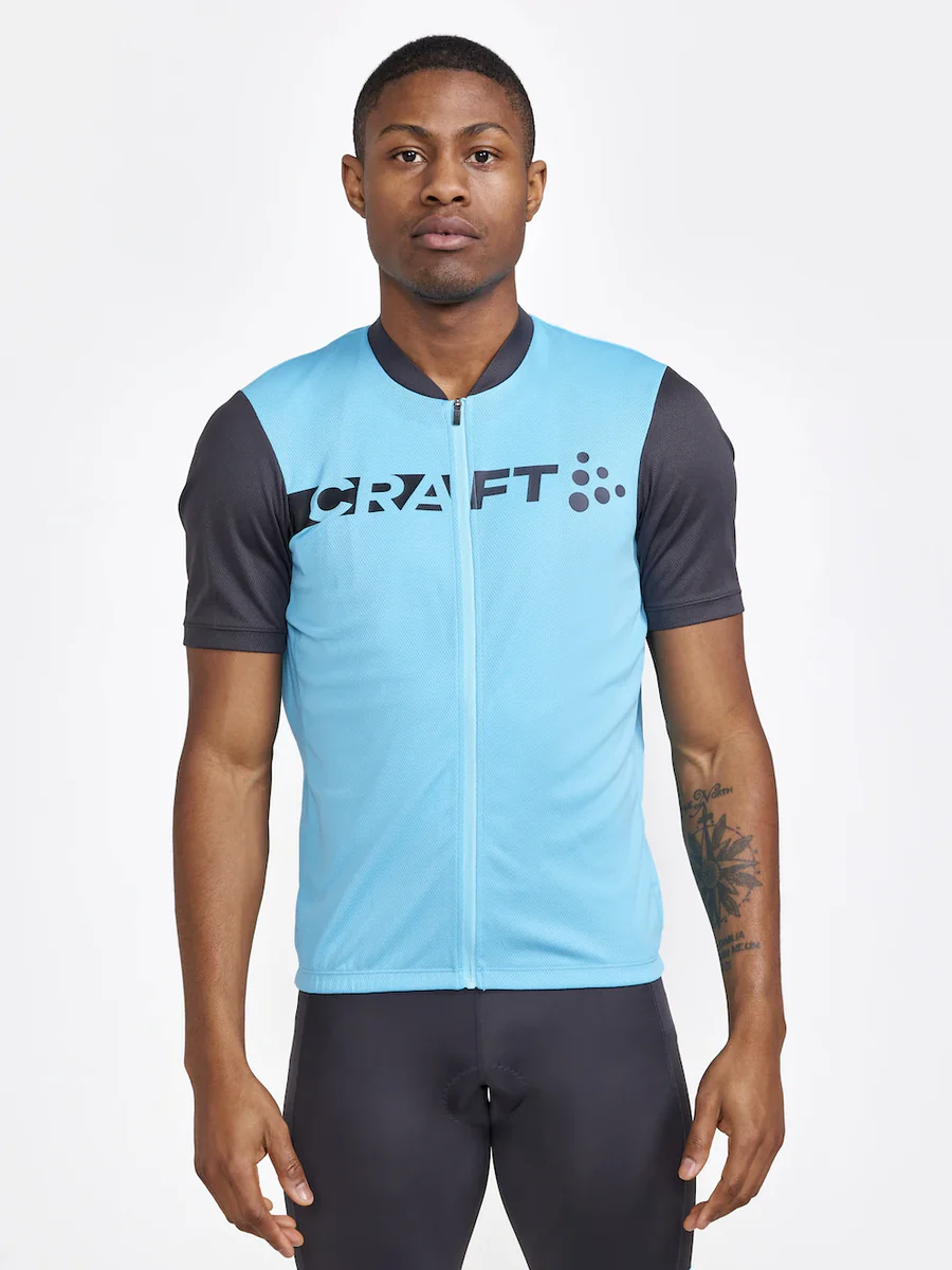 Craft Core Endur Logo Jersey fietsshirt korte mouwen blauw heren - Image 2