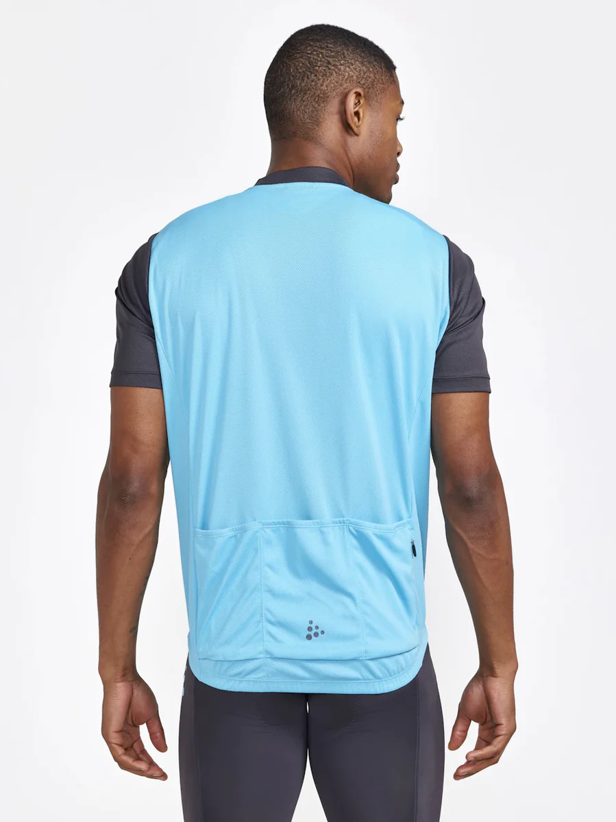 Craft Core Endur Logo Jersey fietsshirt korte mouwen blauw heren - Image 3