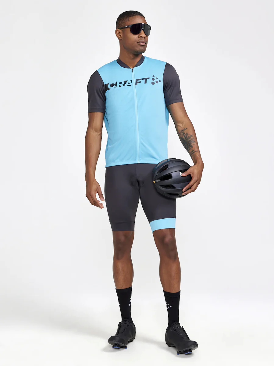 Craft Core Endur Logo Jersey fietsshirt korte mouwen blauw heren - Image 5