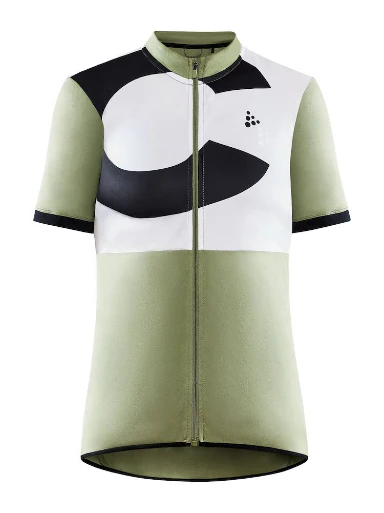 Craft Core Endurance Logo fietsshirt korte mouwen groen dames