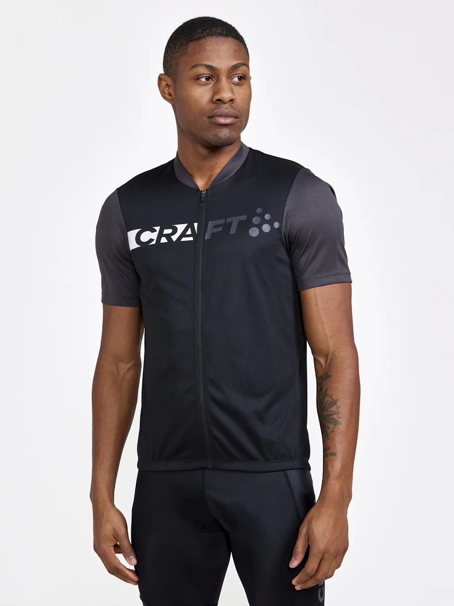 Craft Core Endurance Logo fietsshirt korte mouwen zwart/grijs heren - Image 2