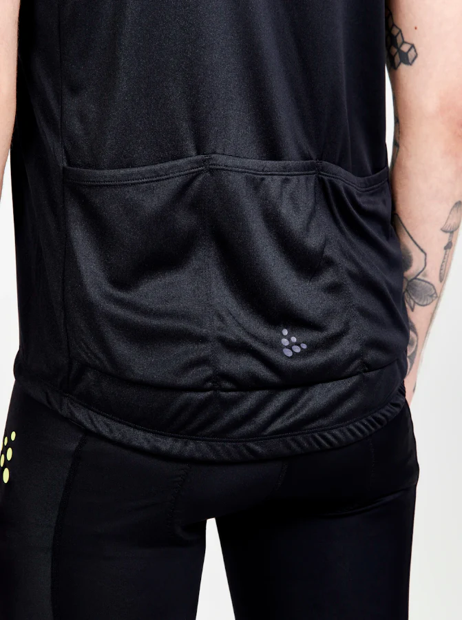 Craft Core Endurance Logo fietsshirt korte mouwen zwart heren - Image 3
