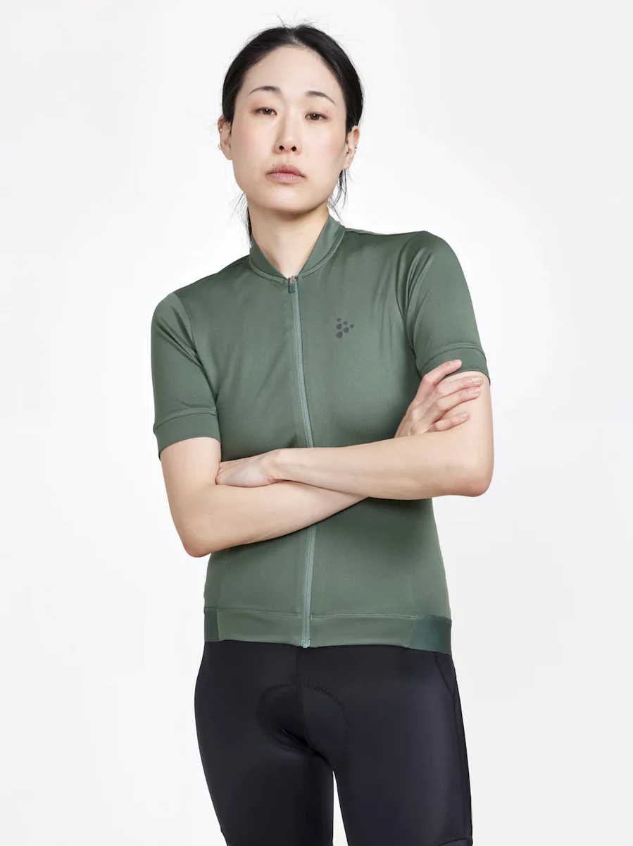 Craft Core Essence Jersey fietsshirt korte mouwen groen dames - Image 3