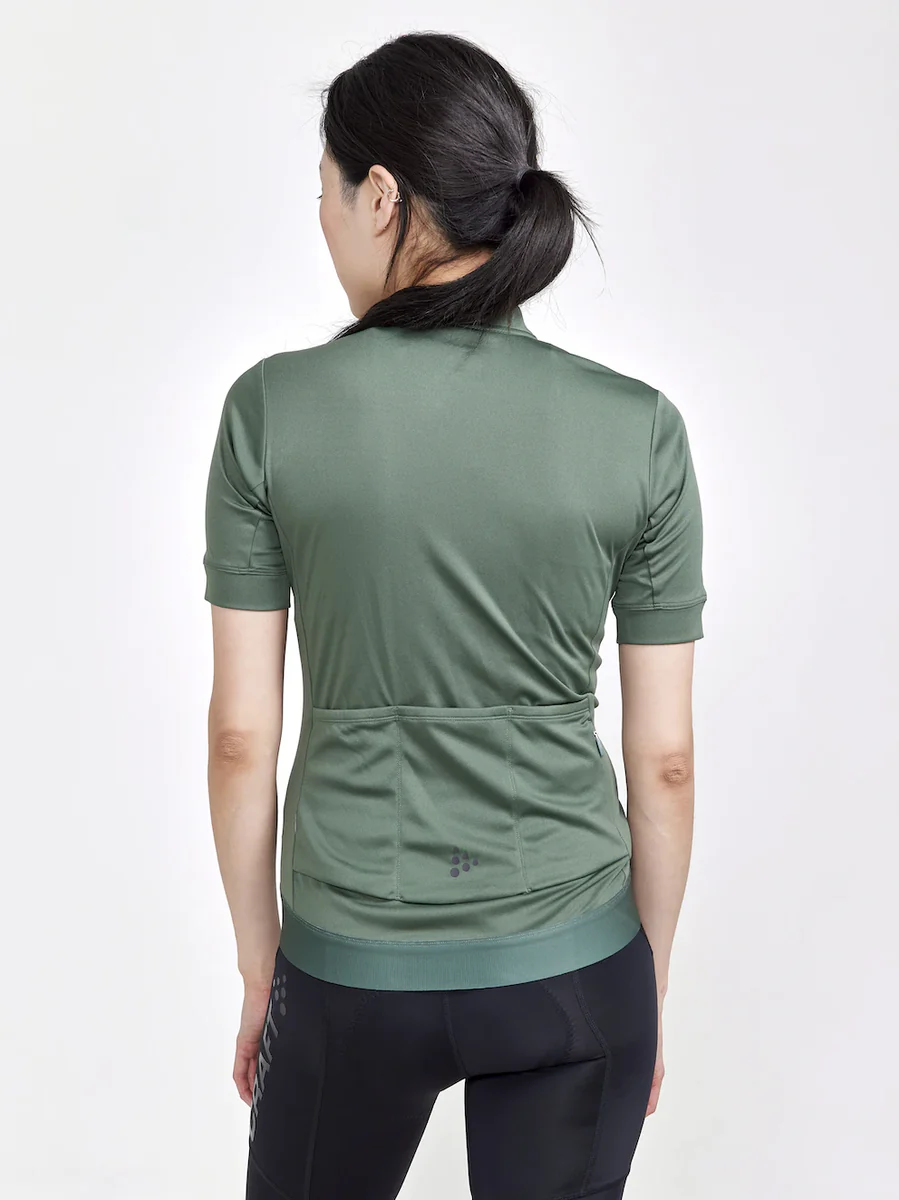 Craft Core Essence Jersey fietsshirt korte mouwen groen dames - Image 4
