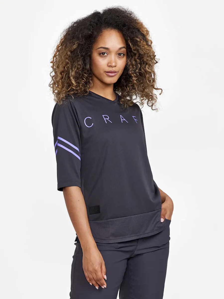 Craft Core Offroad XT SS MTB fietsshirt korte mouwen grijs dames - Image 2