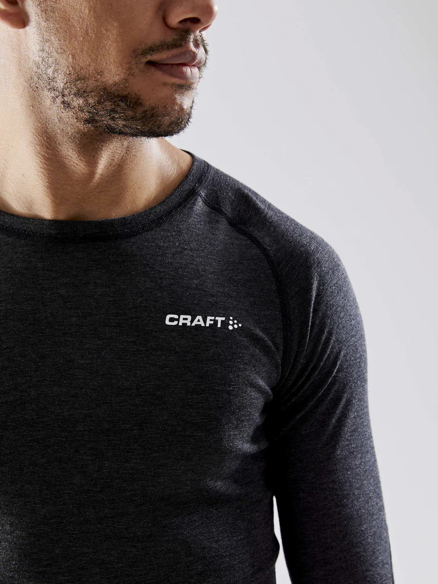 Craft Core Wool Merino thermoset zwart/grijs heren - Image 4
