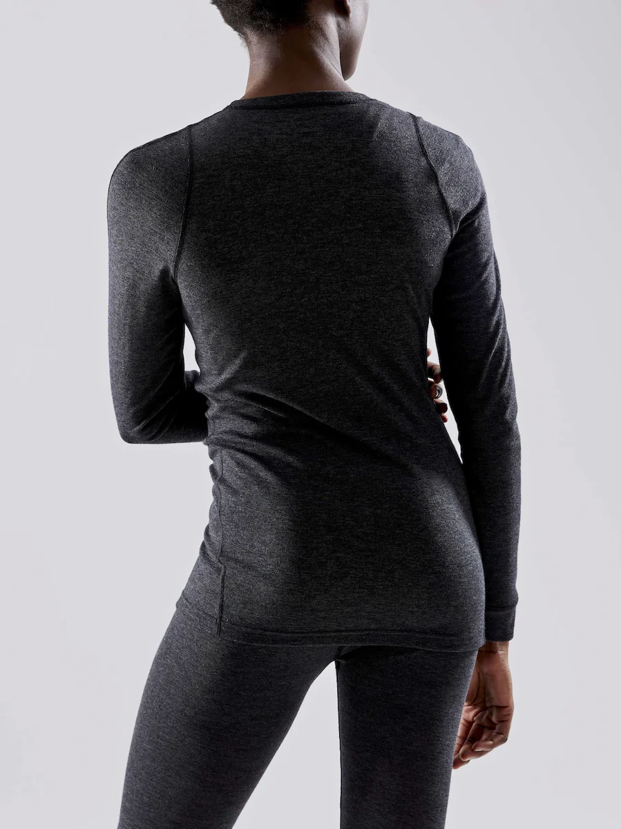 Craft Core Wool Merino W thermoset zwart/grijs dames - Image 5