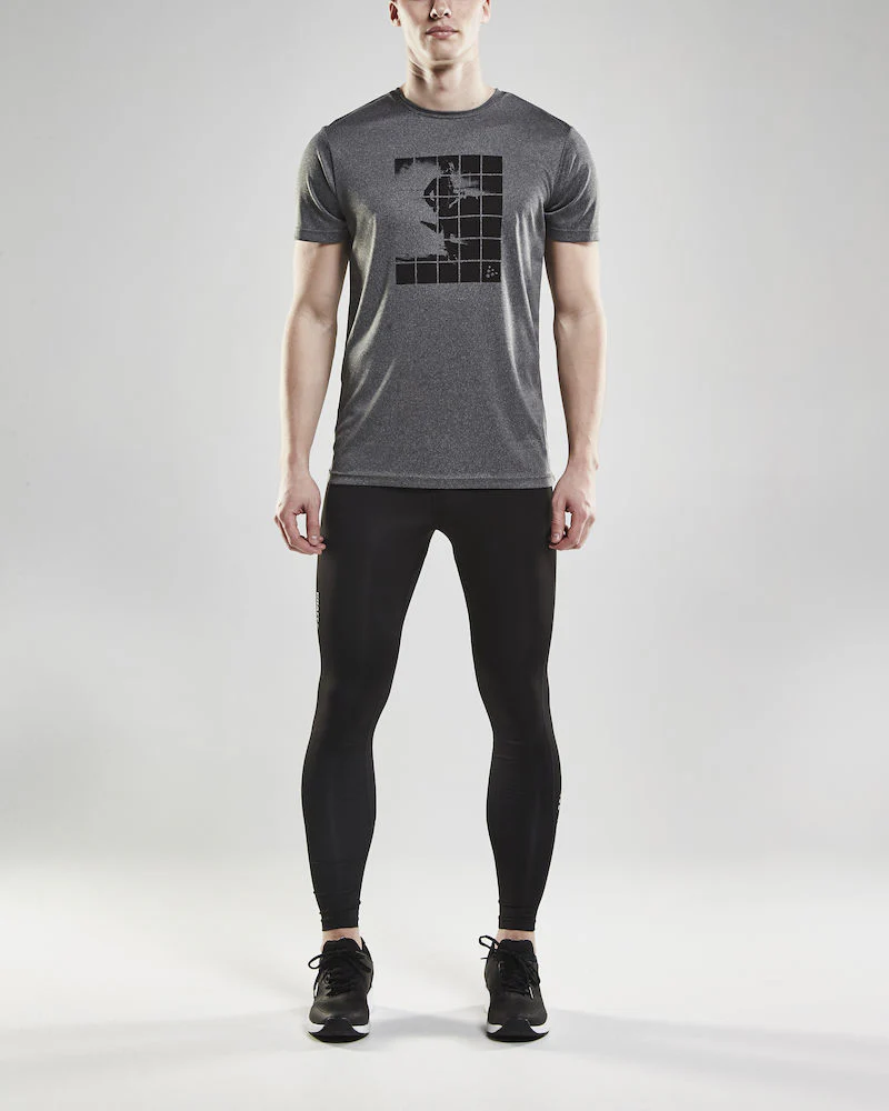 Craft Eaze SS Graphic Tee heren hardloopshirt - Image 4