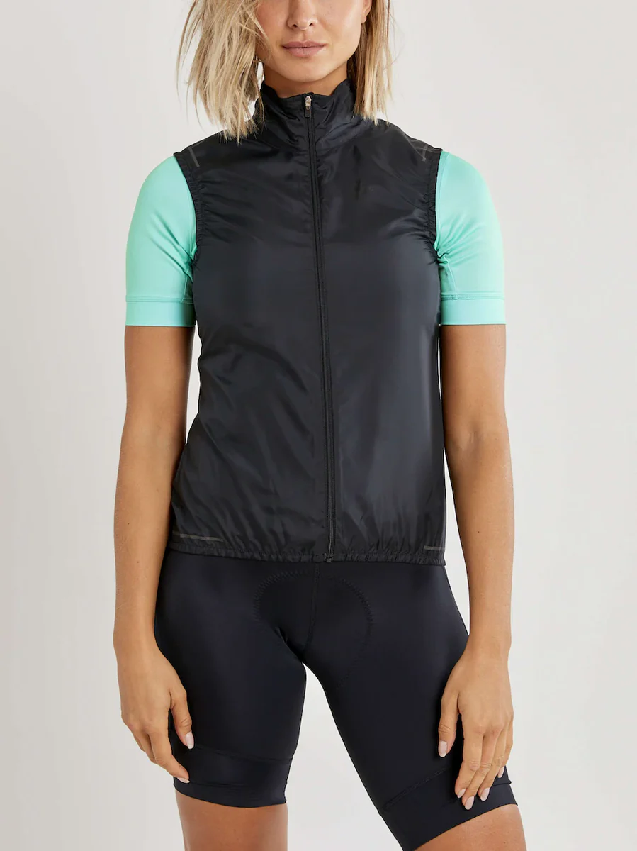 Craft Essence Light Wind vest fiets windvest zwart dames