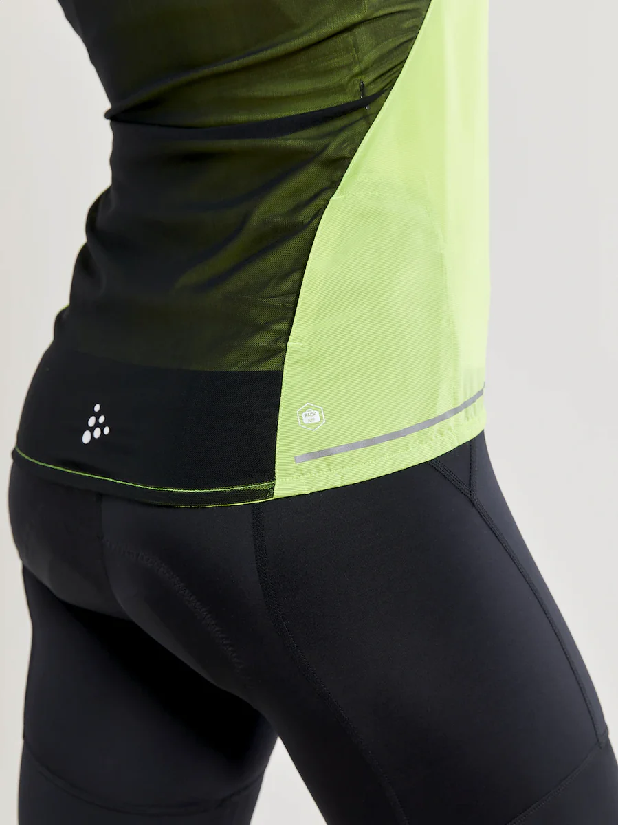 Craft Essence Light Wind vest fiets windvest geel dames - Image 4