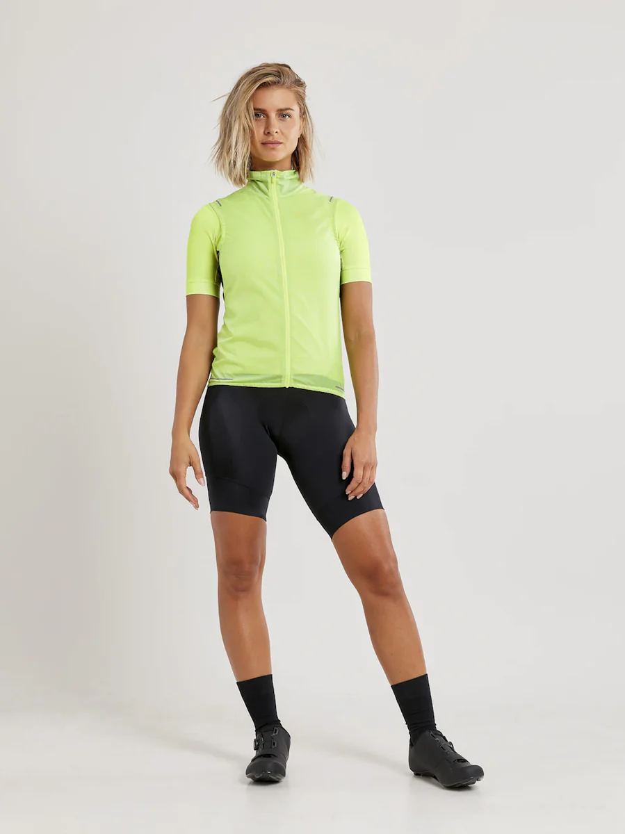 Craft Essence Light Wind vest fiets windvest geel dames - Image 5