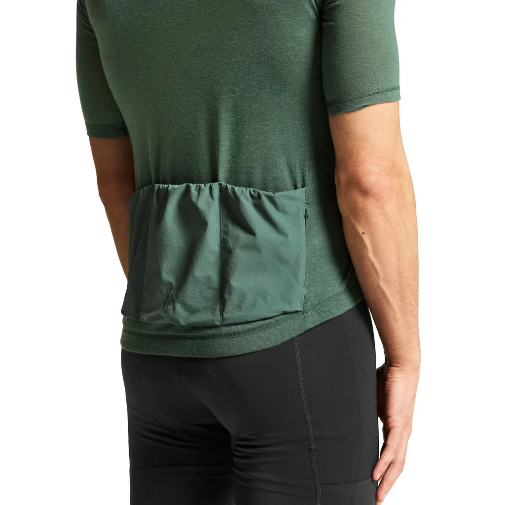 Craft Everyday Wool SS M Fietsshirt Korte Mouwen Heren - Groen - Image 6