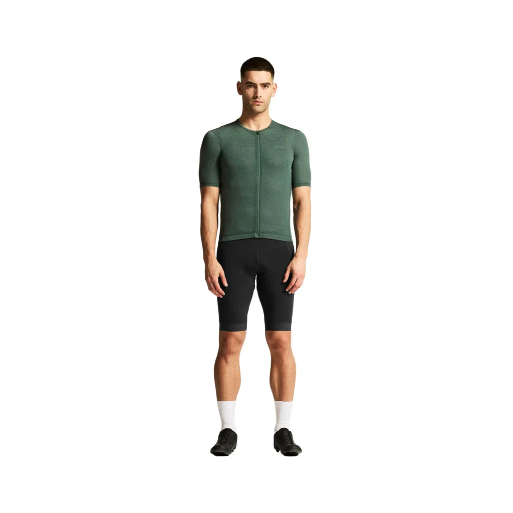Craft Everyday Wool SS M Fietsshirt Korte Mouwen Heren - Groen - Image 7
