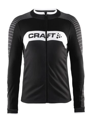 Craft Gran Fondo Jersey LS fietsshirt lange mouwen zwart heren