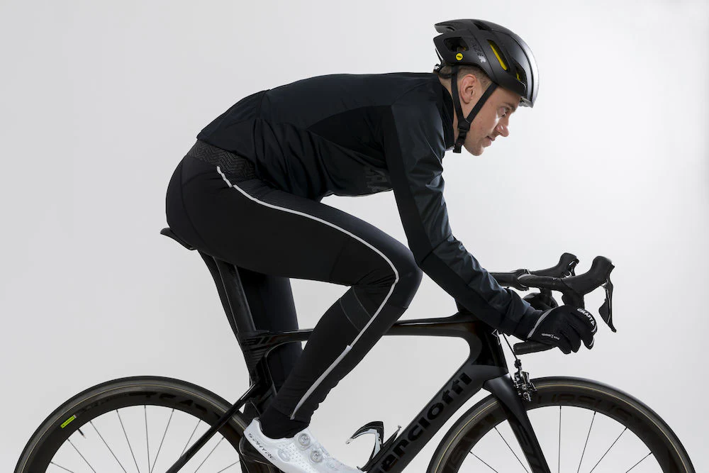 Craft Ideal Pro Wind Bibtights fietsbroek lang zwart heren - Image 4