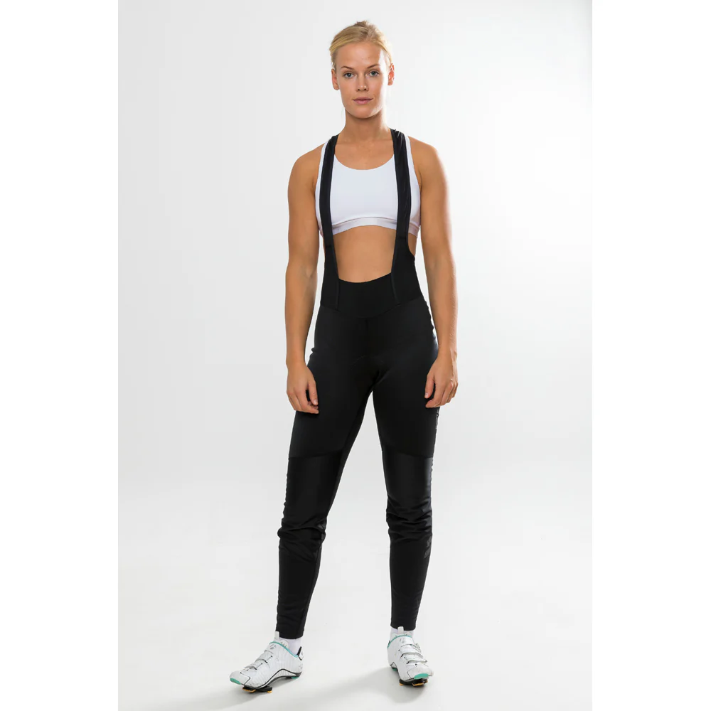 Craft Ideal Wind Bib Tights W fietsbroek lang met C3 zeem zwart dames - Image 4