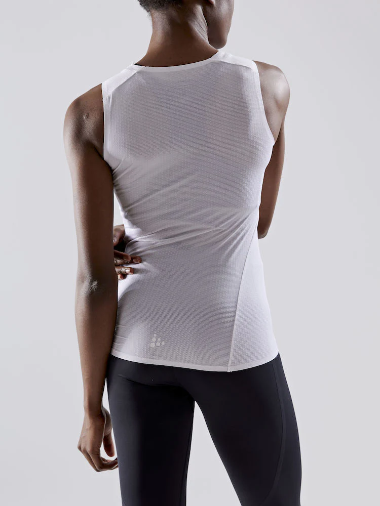 Craft Pro Dry Nanoweight SL W ondershirt zonder mouwen wit dames - Image 3