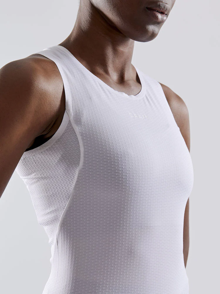 Craft Pro Dry Nanoweight SL W ondershirt zonder mouwen wit dames - Image 4