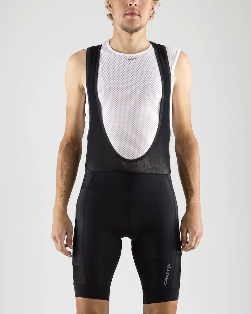Craft Rise Bibshort fietsbroek kort zwart heren - Image 2