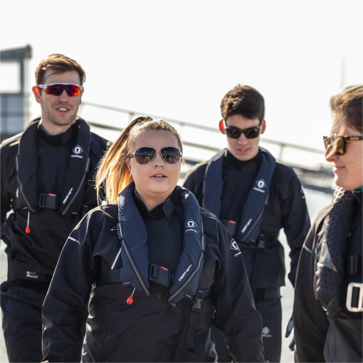 Crewsaver Crewfit 165N Sport Automatisch Reddingsvest met Harnas - Navy - Image 6