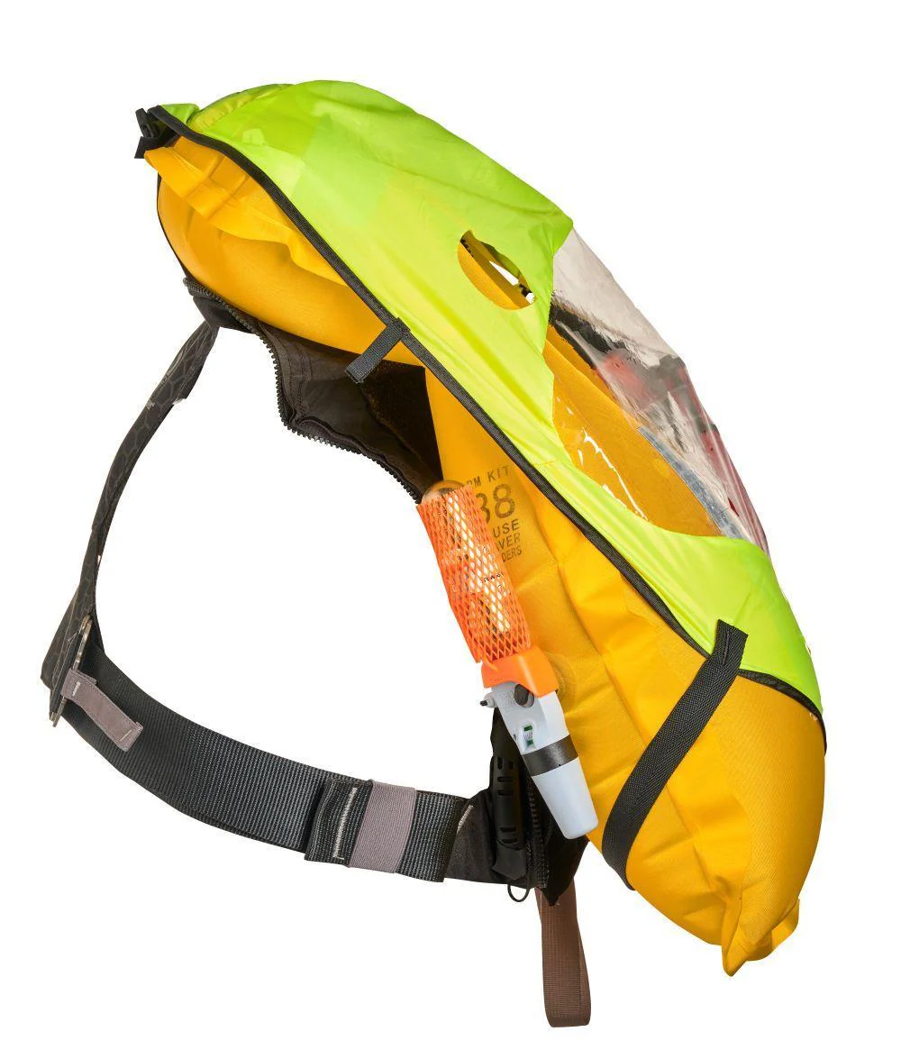 Crewsaver Crewfit+ 180N Pro Automatisch Reddingsvest met Harnas, Licht & Hood - Zwart - Image 3