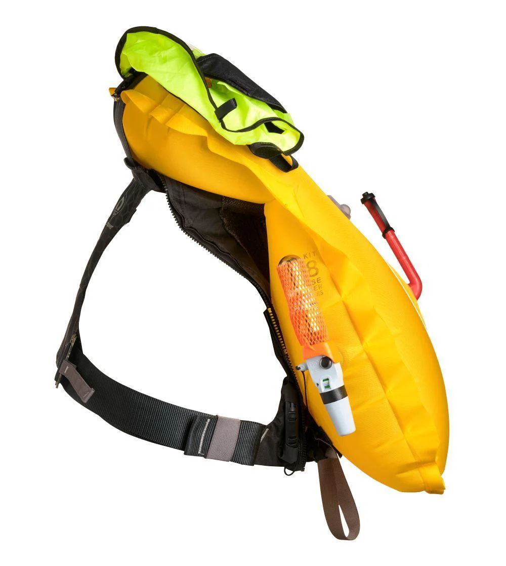 Crewsaver Crewfit+ 180N Pro Automatisch Reddingsvest met Harnas, Licht & Hood - Zwart - Image 5