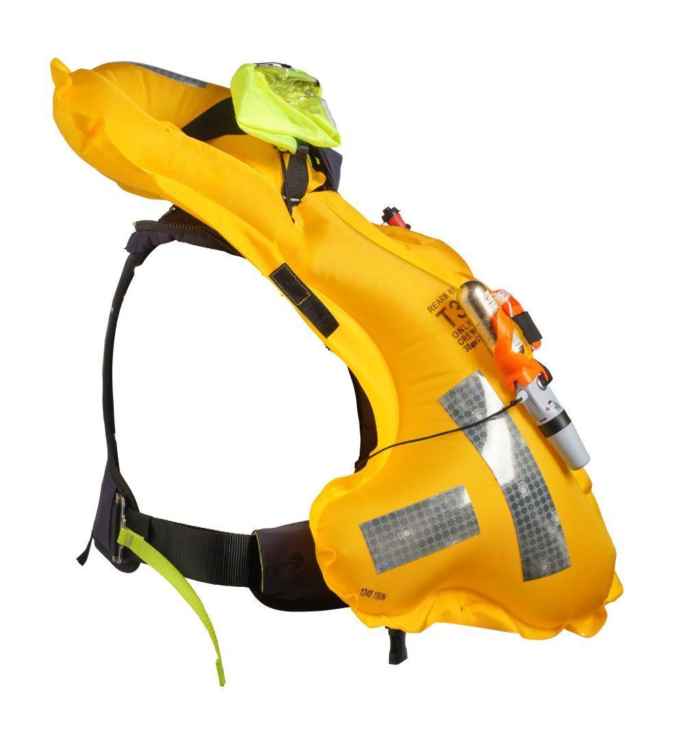 Crewsaver ErgoFit 290N Automatisch Reddingsvest met Harnas, Licht & Hood - Zwart - Image 3