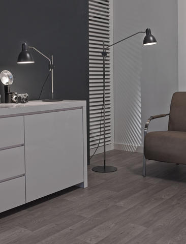 CSW 7892/48 vloerstaande lamp met één flexibele metalen kap - Image 2