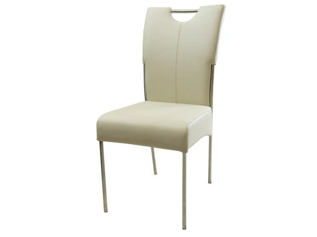 CSW Talia slanke stoel met RVS-detail en RVS-frame - Image 2