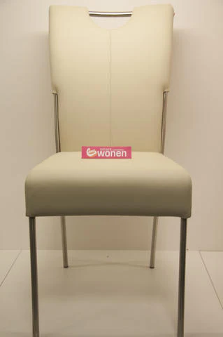 CSW Talia slanke stoel met RVS-detail en RVS-frame - Image 3