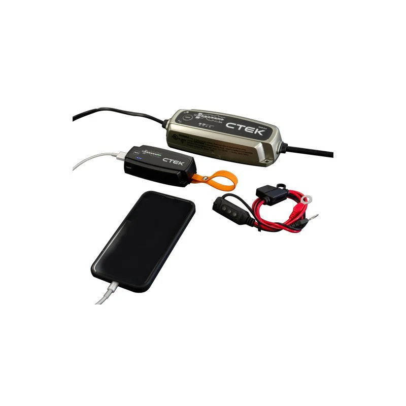 CTEK MXS 5.0 Power Kit acculader met gratis powerbank