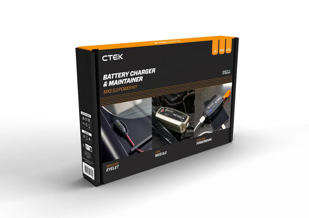 CTEK MXS 5.0 Power Kit acculader met gratis powerbank - Image 2