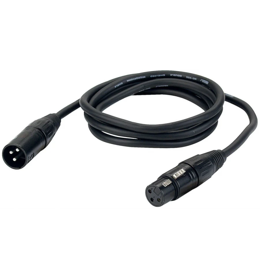 DAP Audio FL0110 XLR male - XLR female kabel 10 meter
