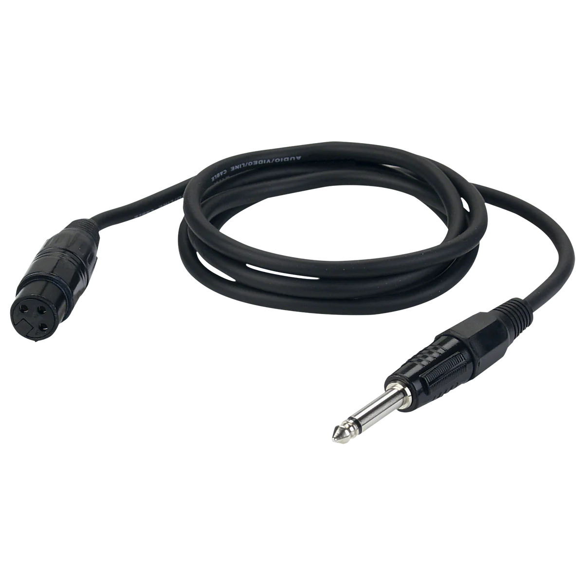 DAP Audio FL02150 XLR female - jack mono ongebalanceerde geluidskabel 1.5 meter