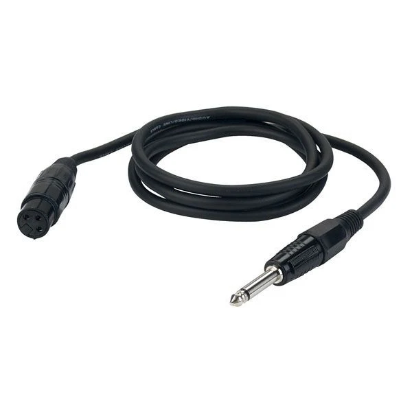 DAP Audio FL026 XLR female - jack mono ongebalanceerde audiokabel 6 meter