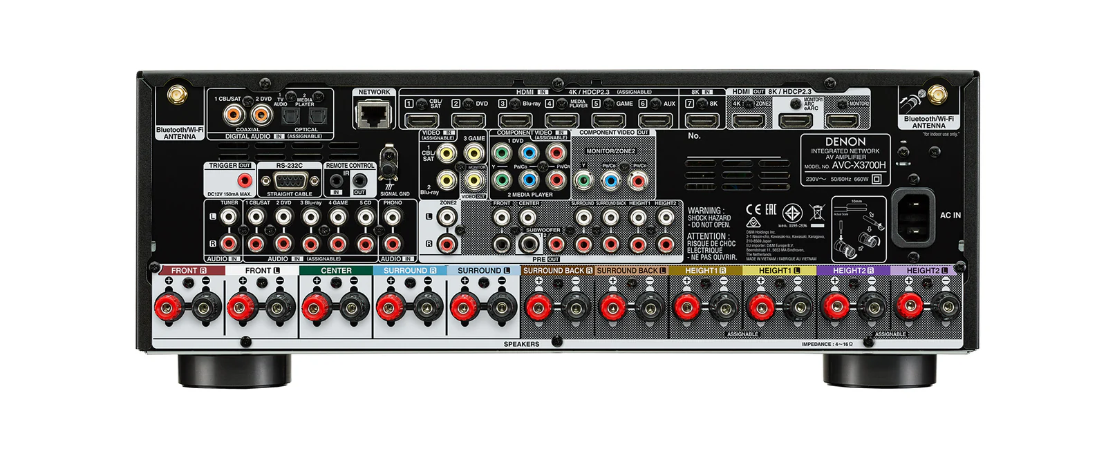 Denon AVC-X3700HBKE2 surround-receiver - Image 2