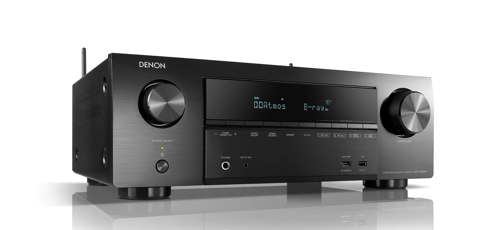 Denon AVRX1600HDABBKE2 Receiver Surround - Image 4