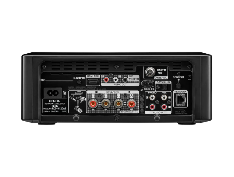 Denon CEOL N12DABBKE2 Microset met ingebouwde CD-speler en speakers - Image 4