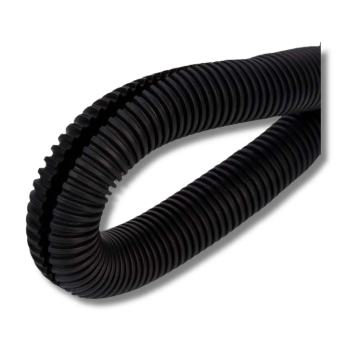 DGR Ribbelbuis Open 19 mm Kabelbeschermslang - Zwart (per meter) - Image 2