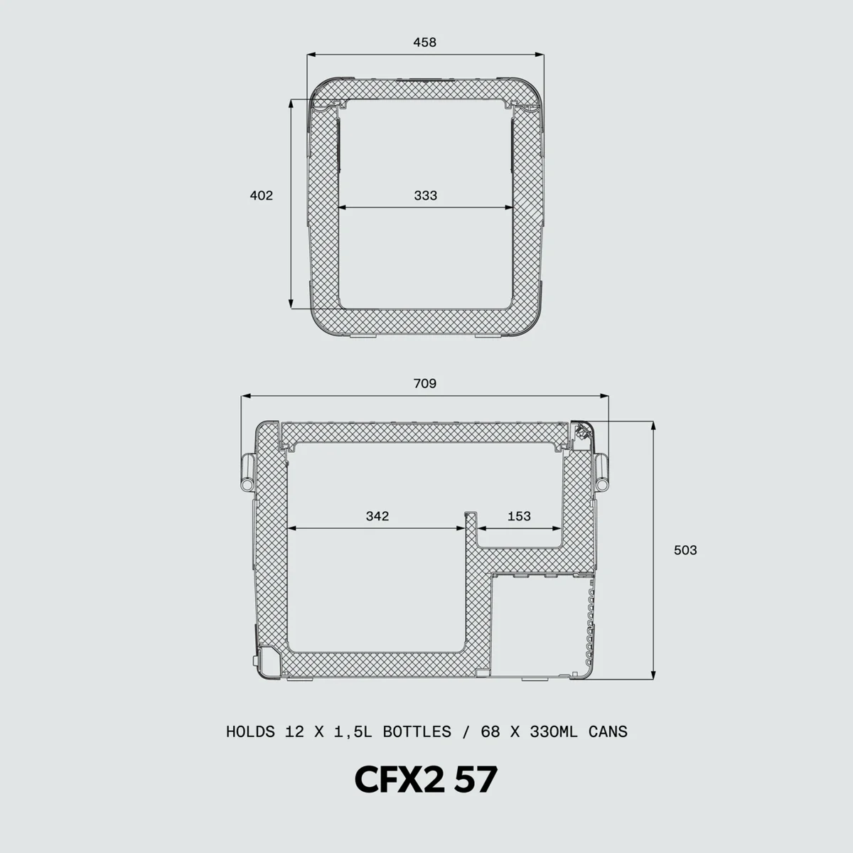 Dometic CFX2 57 Compressor Koelbox werkt op 12, 24 en 220 Volt - Image 8