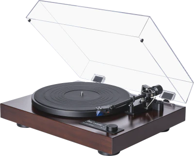Dual CS 618Q WALNUT handmatige HiFi-platenspeler
